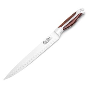 10 Inch Carving Knife, Brown Pakkawood Handle, Full Triple-Tang Handle