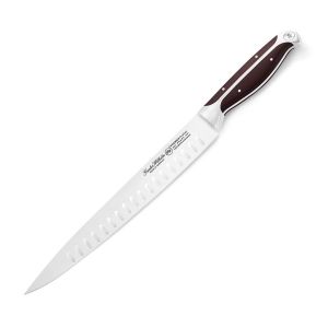10 Inch Carving Knife, Full Triple Tang Handle, Brown ABS Handle