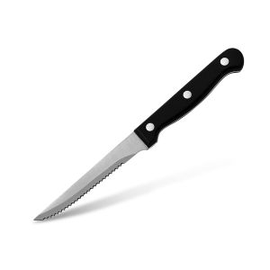 4.5" Serrated Steak Knife, Black ABS