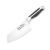 7 Inch Asian Cleaver Knife, Black ABS Handle, Full Triple-Tang Handle, Blade with Dimples