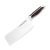 8 Inch Meat Cleaver Knife, Brown ABS Handle, Full Triple-Tang Handle
An 8-inch meat cleaver knife featuring a brownish ABS handle, placed on a white background