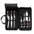 8 Pc Culinary Pro Knife Set, Brown & Grey ABS Handle, Full Inner Tang Handle, 3.5