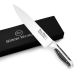 8 In Chef Knife, Black ABS Handle, Full Triple-Tang Handle, Black Gift Box